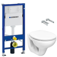 Комплект Geberit Duofix PRO інсталяція + унітаз + кнопка