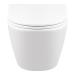 Унітаз Robin підвісний Rimless 490x370x360 мм з сидінням Slim Duroplast/ Soft-close/ Quick relase White Qtap