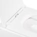 Унітаз Robin підвісний Rimless 490x370x360 мм з сидінням Slim Duroplast/ Soft-close/ Quick relase White Qtap