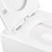 Унітаз Robin підвісний Rimless 490x370x360 мм з сидінням Slim Duroplast/ Soft-close/ Quick relase White Qtap