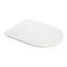 Унітаз Robin підвісний Rimless 490x370x360 мм з сидінням Slim Duroplast/ Soft-close/ Quick relase White Qtap
