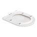 Унітаз Robin підвісний Rimless 490x370x360 мм з сидінням Slim Duroplast/ Soft-close/ Quick relase White Qtap