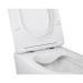 Унітаз Jay підвісний Rimless 520х360х320 мм з сидінням Slim Duroplast/ Soft-close/ Quick relase White Qtap