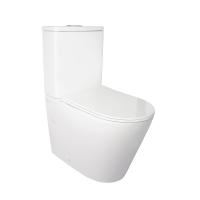 Унітаз Stork/Swan підлоговий Rimless White Qtap