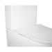 Унітаз Stork/Swan підлоговий Rimless White Qtap