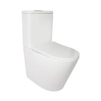Унітаз Stork/Swan підлоговий Rimless  White Qtap