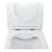 Унітаз Swan підвісний Rimless 520х360х320 мм з сидінням Slim Duroplast/ Soft-close/ Quick relase White Qtap
