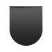 Унітаз Robin підвісний Rimless 490x370x360 мм з сидінням Slim Duroplast/ Soft-close/ Quick relase Matt Black Qtap