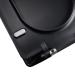 Унітаз Robin підвісний Rimless 490x370x360 мм з сидінням Slim Duroplast/ Soft-close/ Quick relase Matt Black Qtap