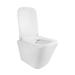 Унітаз Tern підвісний Rimless 490x340x350 мм з сидінням Slim Duroplast/ Soft-close/ Quick relase White Qtap