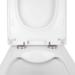 Унітаз Tern підвісний Rimless 490x340x350 мм з сидінням Slim Duroplast/ Soft-close/ Quick relase White Qtap