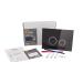Qtap Nest Клавіша кругла Black glass 175х245х4mm