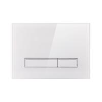 Qtap Nest Клавіша лінійна White glass 175х245х4mm