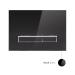 Qtap Nest Клавіша лінійна Black glass 175х245х4mm