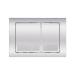 Qtap Nest Клавіша квадратна Chrome 150x220x13mm