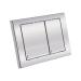 Qtap Nest Клавіша квадратна Chrome 150x220x13mm