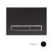 Qtap Nest Клавіша лінійна Black mat 152x220x13mm
