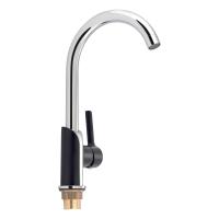Змішувач для кухні Grand Chrome/Black Qtap