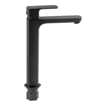 Змішувач для раковини Lipno високий Black Matt Qtap