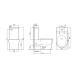 Унітаз Scorpio підлоговий Rimless White Qtap