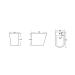Біде Scorpio підлогове 565x355x410 White Qtap