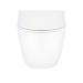 Унітаз Robin підвісний Rimless 575x360x360 мм з сидінням Slim Duroplast/ Soft-close/ Quick relase White Qtap