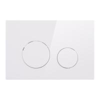 Qtap Nest Клавіша кругла White 150x220x13mm