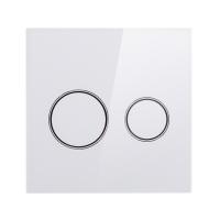 Qtap Nest UNI Клавіша кругла White 190x190x13mm