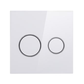Qtap Nest UNI Клавіша кругла White 190x190x13mm