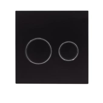 Qtap Nest UNI Клавіша кругла Black mat 190x190x13mm