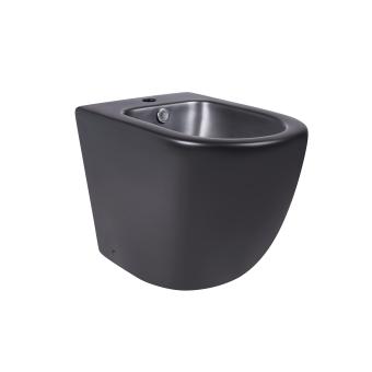 Біде Robin підлогове 565x360x405 Matt black Qtap