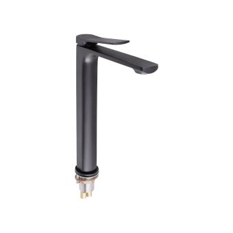 Змішувач для раковини Slavonice високий Black Matt Qtap