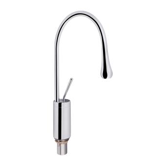 Змішувач для раковини Virgo з поворотним виливом високий Chrome Qtap