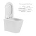 Qtap Scorpio унітаз підвісний Ultra Quiet сидіння Slim Duroplast/ Soft-close/ Quick relase 520x365x365 мм WHITE