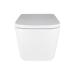 Унітаз Crow підвісний Ultra Quiet 490х360х290 мм з сидінням Slim Duroplast/ Soft-close/ Quick relase White Qtap