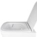 Унітаз Crow підвісний Ultra Quiet 490х360х290 мм з сидінням Slim Duroplast/ Soft-close/ Quick relase White Qtap