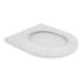 Qtap Taurus унітаз підвісний Ultra Quiet сидіння Slim Duroplast/ Soft-close/ Quick relase 490х360х380 мм WHITE