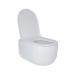 Qtap Taurus унітаз підвісний Ultra Quiet сидіння Slim Duroplast/ Soft-close/ Quick relase 490х360х380 мм WHITE