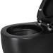 Qtap Taurus унітаз підвісний Ultra Quiet сидіння Slim Duroplast/ Soft-close/ Quick relase 490х360х380 мм MATT BLACK