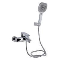 Змішувач для ванни Swan Eco (з душовим гарнітуром) Chrome Qtap