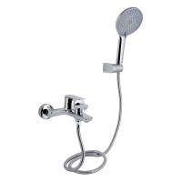 Змішувач для ванни Leo New (з душовим гарнітуром) Chrome Qtap