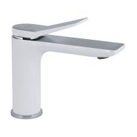 Змішувач для раковини Presto Chrome/White Qtap