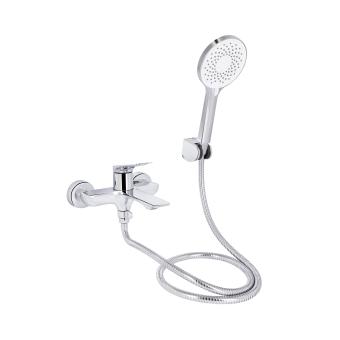 Змішувач для ванни Vlasta New (з душовим гарнітуром) Chrome Qtap