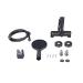 Змішувач для ванни Vlasta New (з душовим гарнітуром) Gunmetal Black PVD Qtap