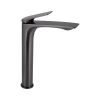 Змішувач для раковини Vlasta New високий Gunmetal Black PVD Qtap