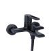 Змішувач для ванни Taurus (з душовим гарнітуром)  Black Matt Qtap