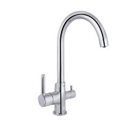 Змішувач для кухні Grand з підключенням для питної води Chrome Qtap