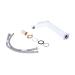 Змішувач для раковини Gemini високий Chrome/White Qtap