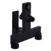 Змішувач для ванни Gemini (з душовим гарнітуром) Black Matt Qtap