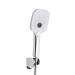 Змішувач для ванни Gemini (з душовим гарнітуром) Chrome/White Qtap